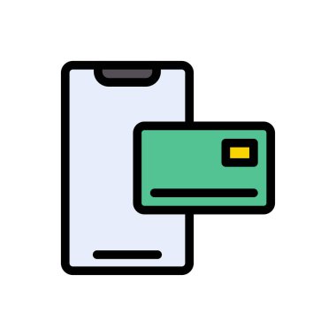 çevrimiçi vektör düz renk simgesi