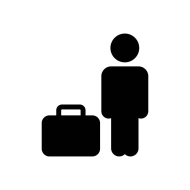 Müşteri vektör düz simgesi