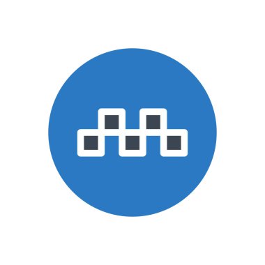 taksi vektörü renk simgesi