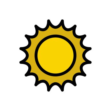 parlak vektör düz renk simgesi