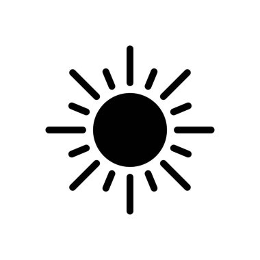 parlak vektör sembolü düz simge