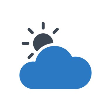 güneş vektörü renk simgesi