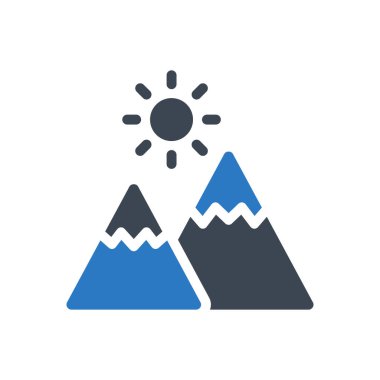 güneş vektörü renk simgesi