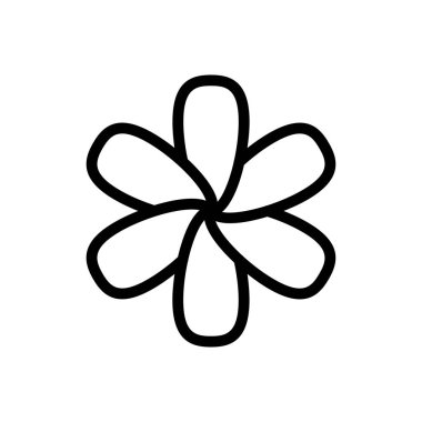 Doğa vektörü ince çizgi simgesi