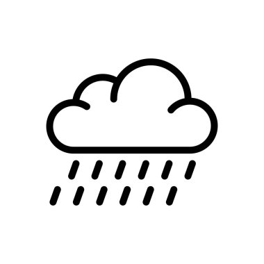 hava vektörü ince çizgi simgesi