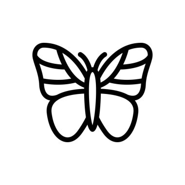 böcek vektörü ince çizgi simgesi