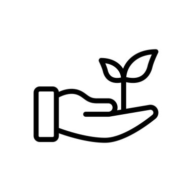 dikkat vektörü ince çizgi simgesi