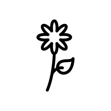 Doğa vektörü ince çizgi simgesi