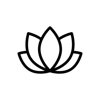 Doğa vektörü ince çizgi simgesi