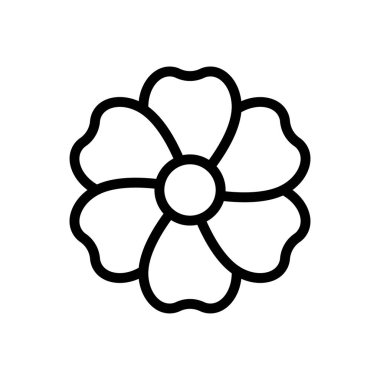 park vektörü ince çizgi simgesi