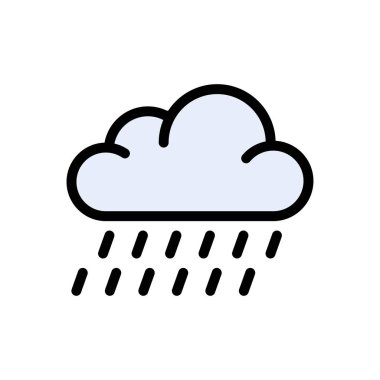 hava vektörü düz renk simgesi