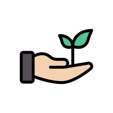 bakım vektörü düz renk simgesi