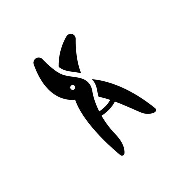 vektör düz simgesini kes