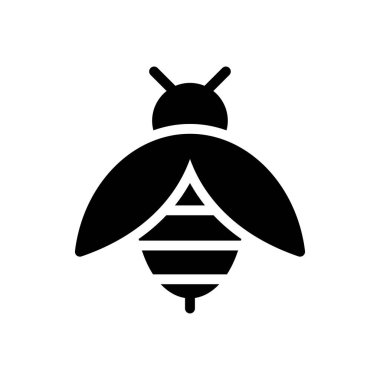 hata vektörü glyph düz simgesi