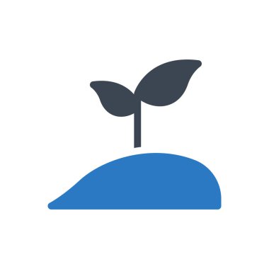 bitki vektörü renk simgesi