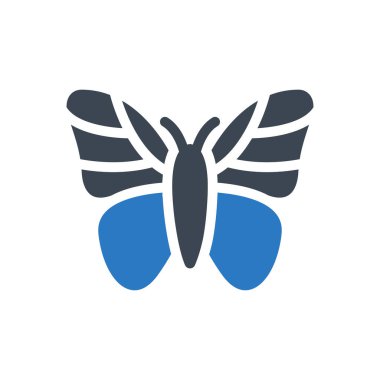 böcek vektörü renk simgesi