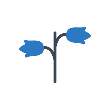 Bloom vektör renk simgesi