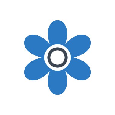 Bloom vektör renk simgesi