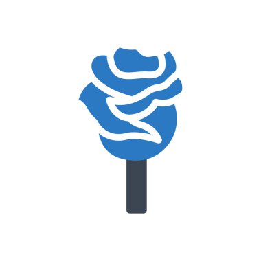 çiçek vektörü renk simgesi