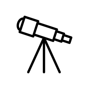 kapsam vektörü ince çizgi simgesi