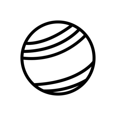 gezegen vektör ince çizgi simgesi