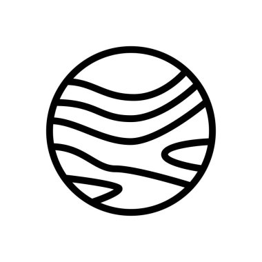 boşluk vektörü ince çizgi simgesi