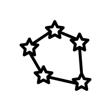 boşluk vektörü ince çizgi simgesi