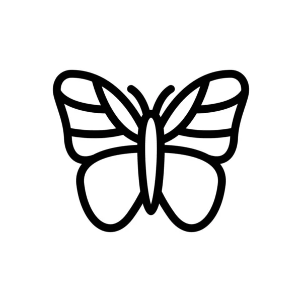 Insektenvektor Dünne Linie Symbol — Stockvektor