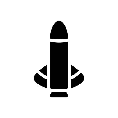 füze vektör düz simge