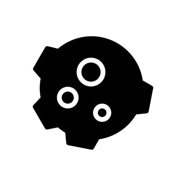 Gezegen vektör düz simgesi