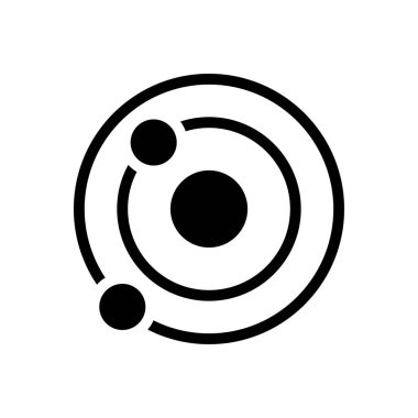 Gezegen vektör düz simgesi