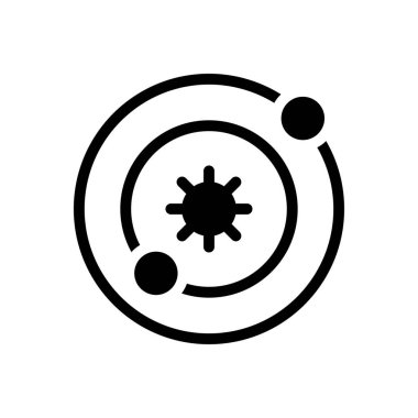 Radar vektör düz simgesi