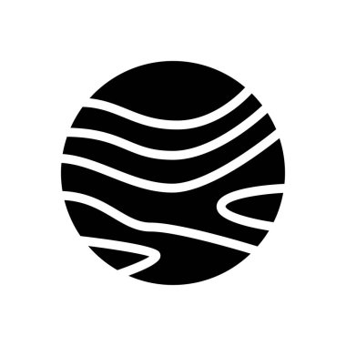 uzay vektörü düz simgesi