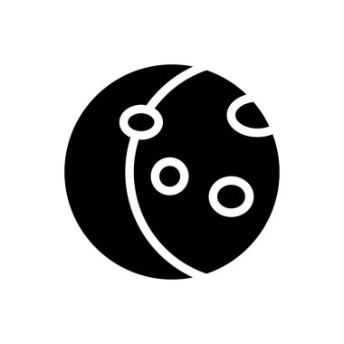 Gezegen vektör düz simgesi