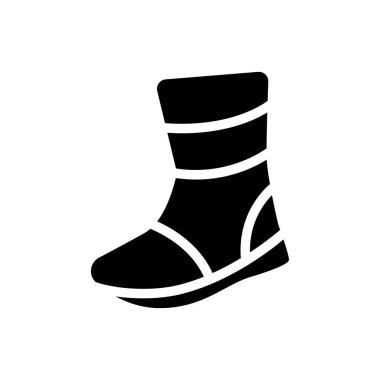 bacak vektör simgesi düz simge