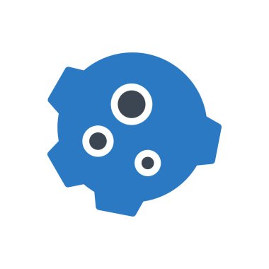 Gezegen vektör renk simgesi