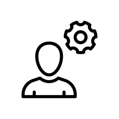 vektör ince çizgi simgesi ayarlanıyor