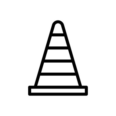 blok vektör ince çizgi simgesi