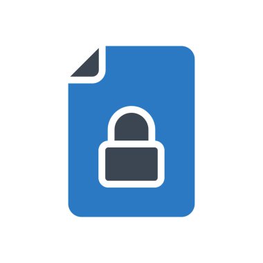 vektör kabartma renk simgesini kilitle