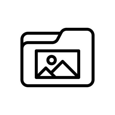 dizin vektörü ince çizgi simgesi