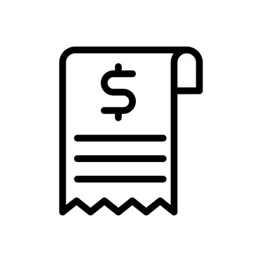 algılama vektörü ince çizgi simgesi