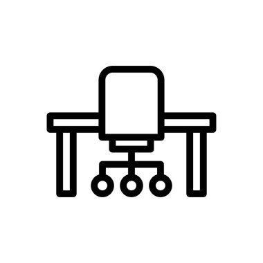 tablo vektörü ince çizgi simgesi