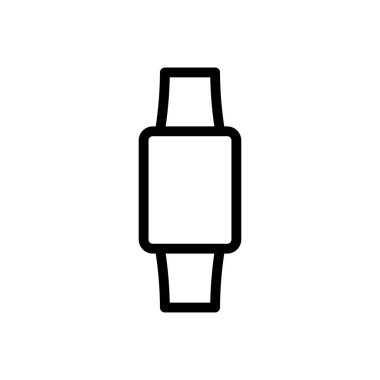 zaman vektörü ince çizgi simgesi