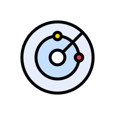 Tarama vektörü düz renk simgesi