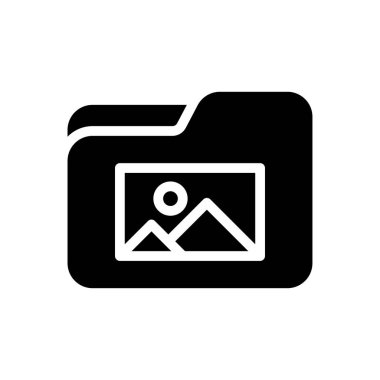 dizin vektörü glyph düz simgesi