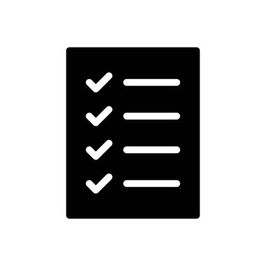 belge vektörü düz simge