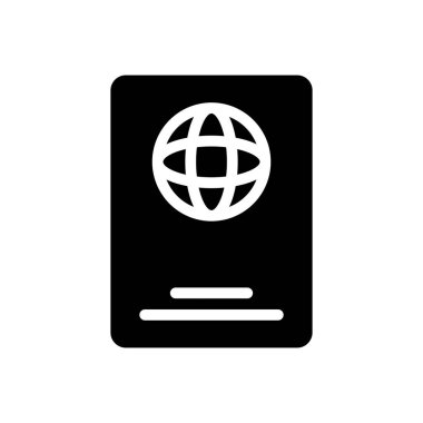 id vektör düz simgesi