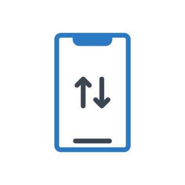 bağlantı vektörü renk simgesi