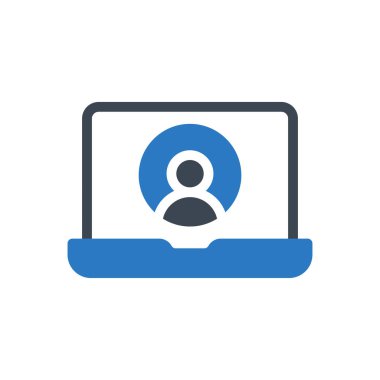 Hesap vektörü renk simgesi