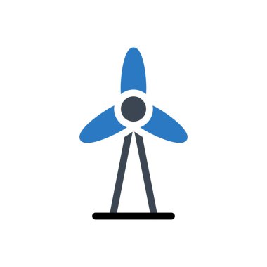 Türbin vektör renk simgesi